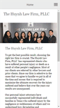 Mobile Screenshot of huynhlawfirm.com