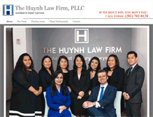 Tablet Screenshot of huynhlawfirm.com